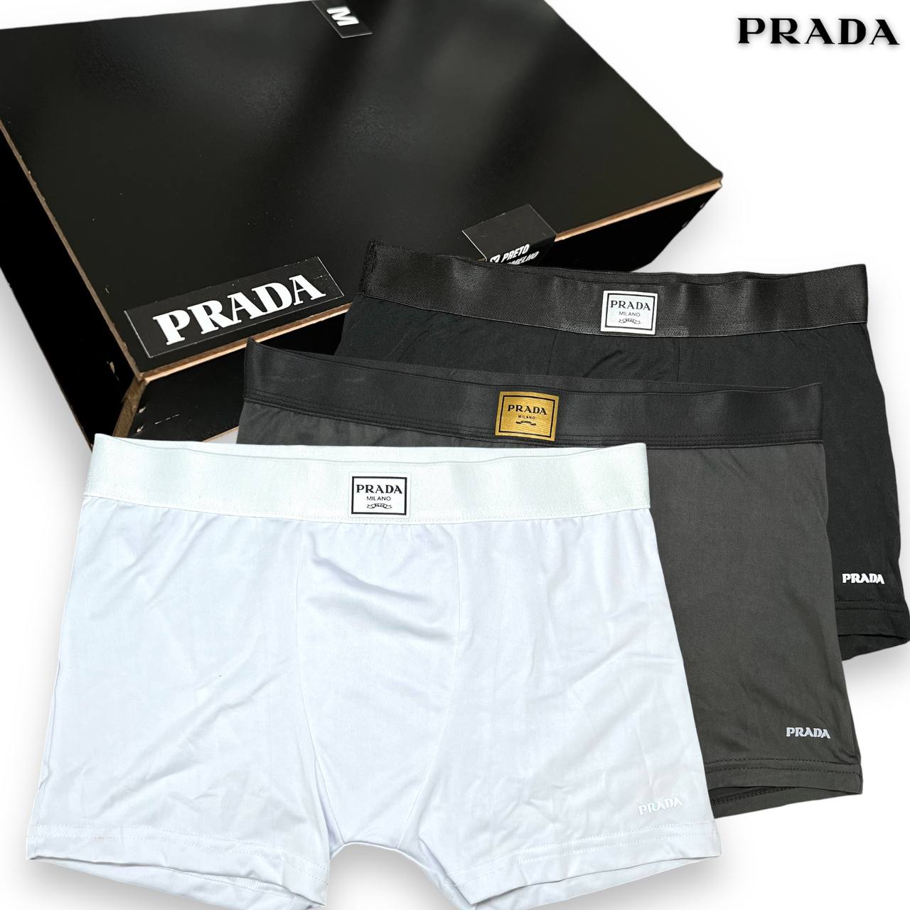 Kit Cueca Premium na Caixa de MADEIRA
