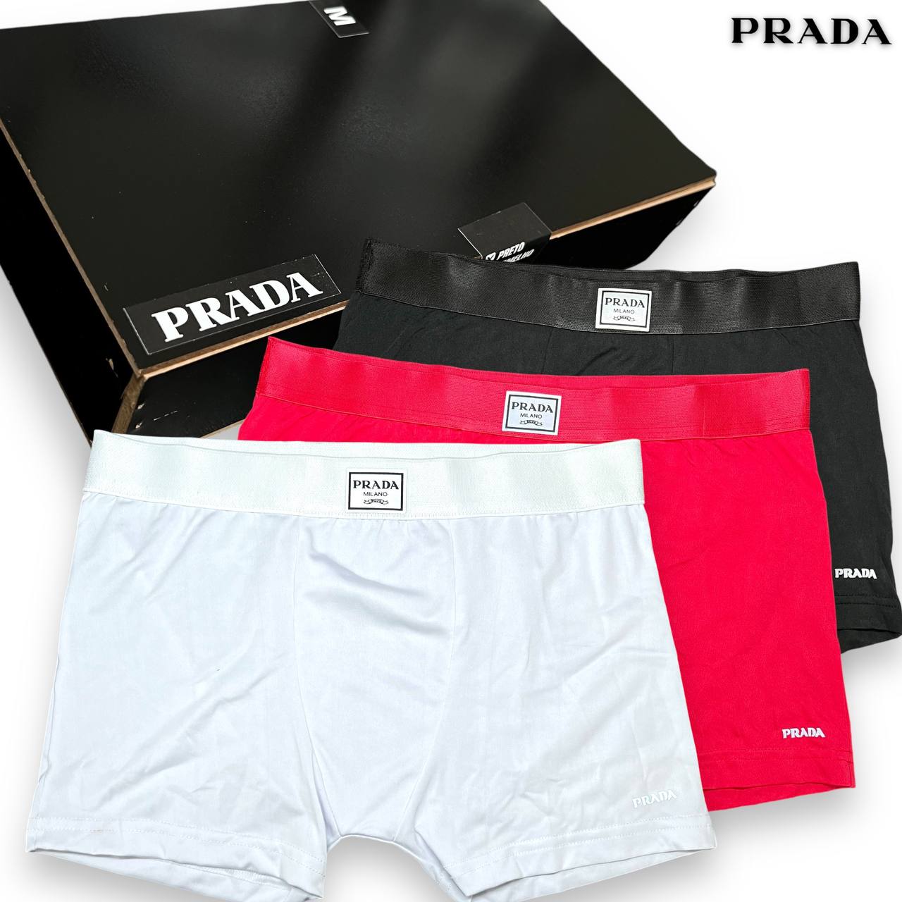 Kit Cueca Premium na Caixa de MADEIRA