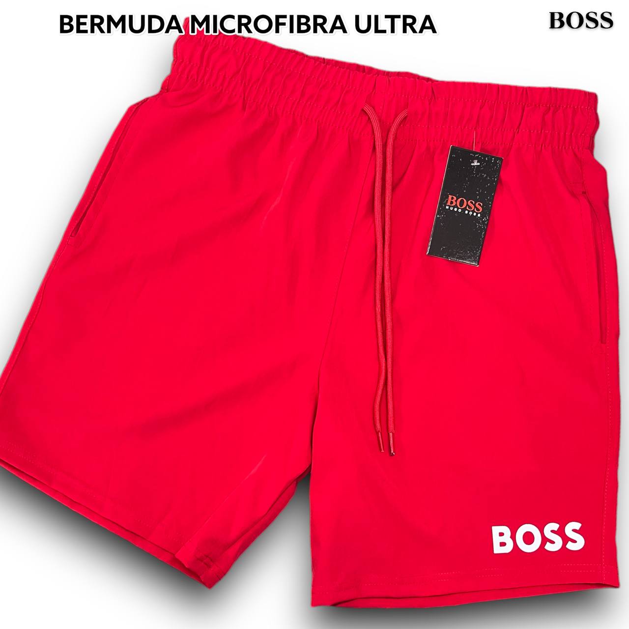 Bermuda Microfibra Ultra - HUGO BOSS