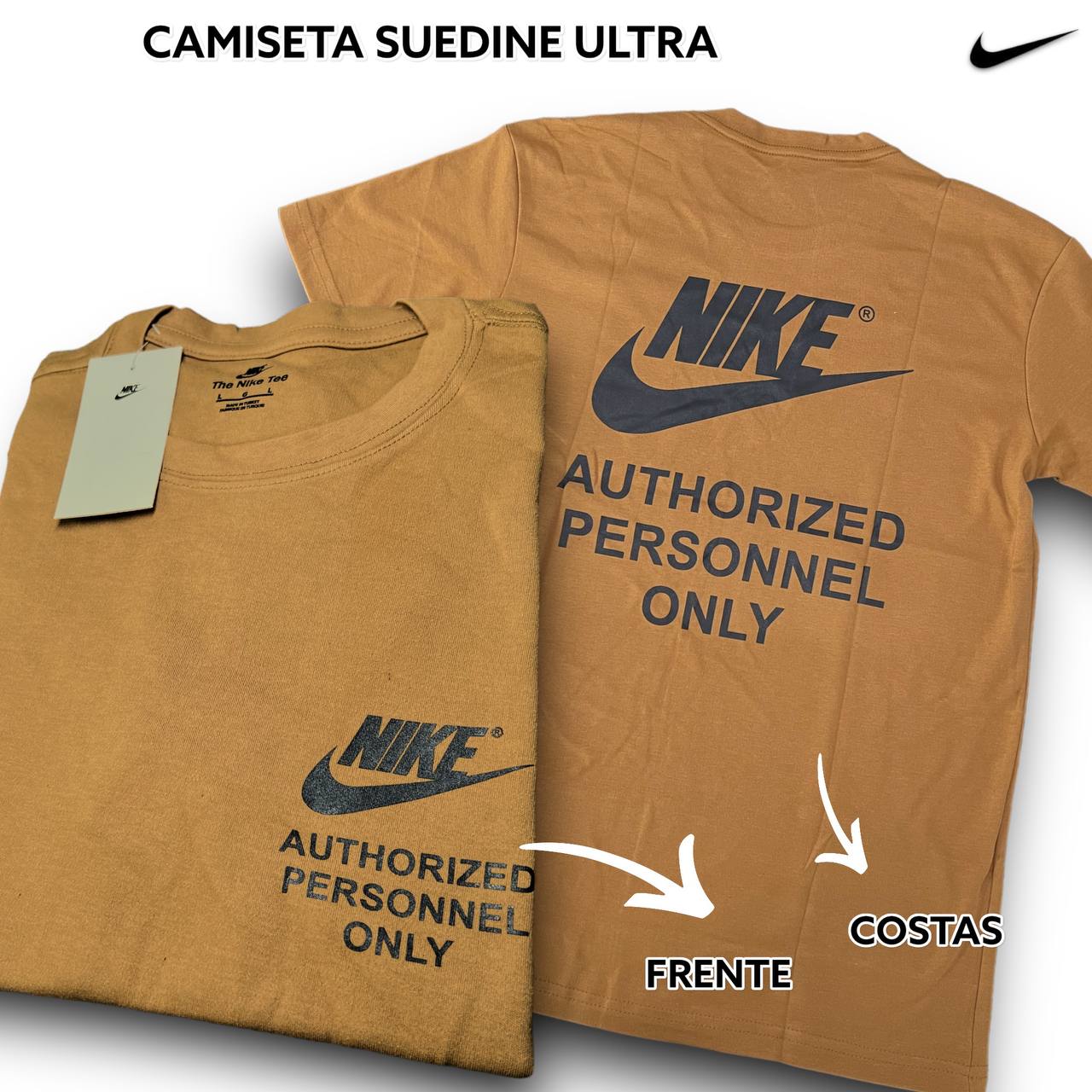 Camiseta Suedine 1:1 ULTRA - NIKE arte em DTF frente e costas 