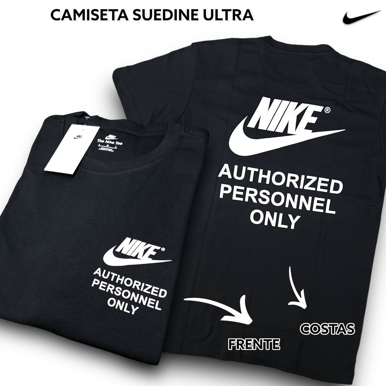Camiseta Suedine 1:1 ULTRA - NIKE arte em DTF frente e costas 
