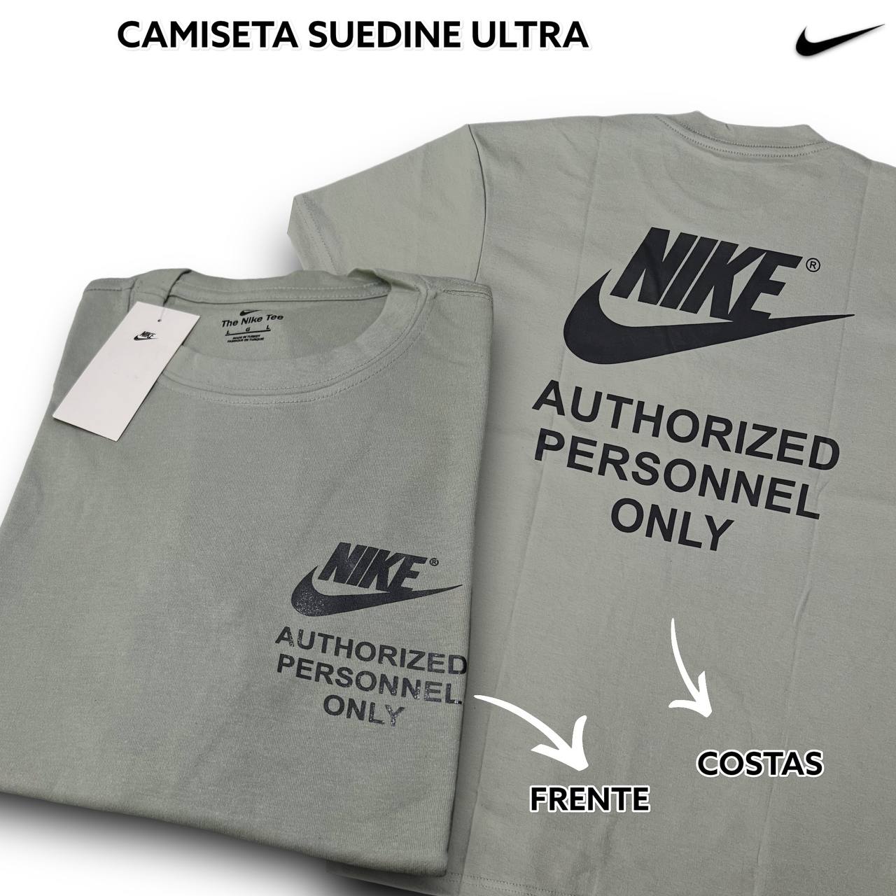 Camiseta Suedine 1:1 ULTRA - NIKE arte em DTF frente e costas 