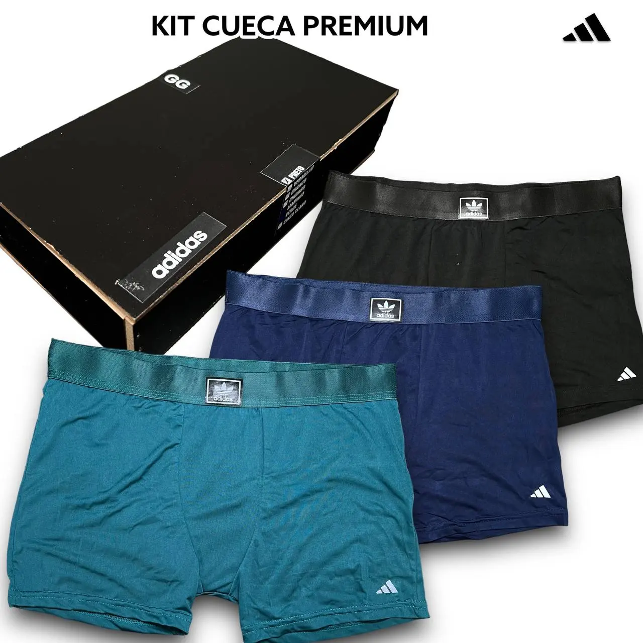 Kit Cueca Premium na caixa de MADEIRA