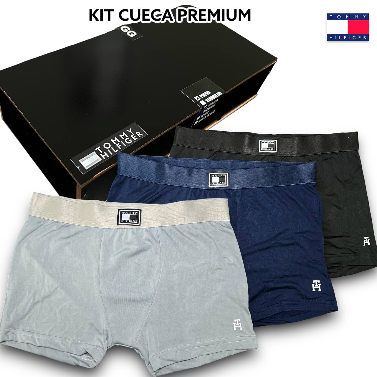 Kit Cueca Premium na Caixa de MADEIRA