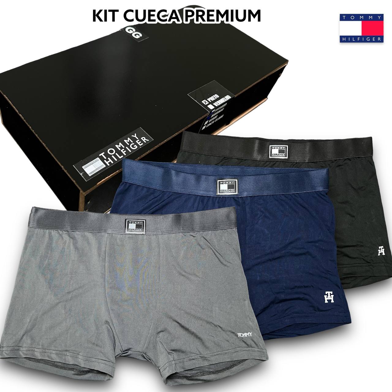 Kit Cueca Premium na Caixa de MADEIRA