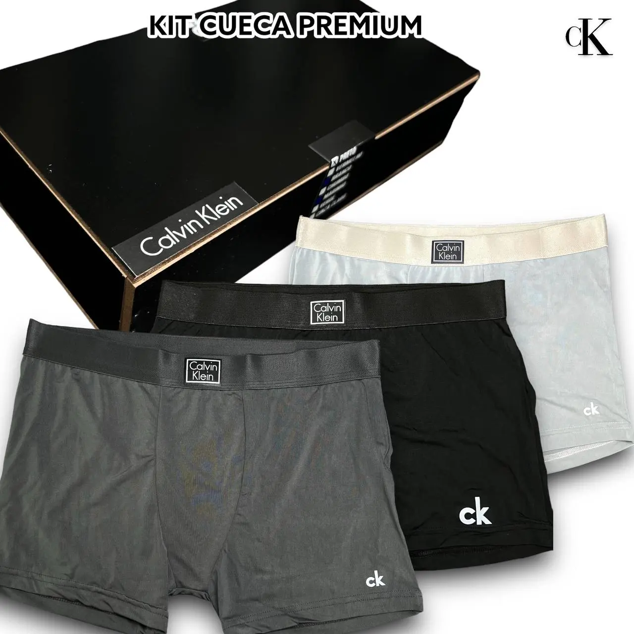 Kit Cueca Premium na caixa de MADEIRA
