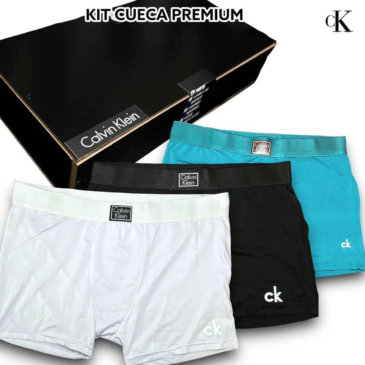 Kit Cueca Premium na caixa de MADEIRA
