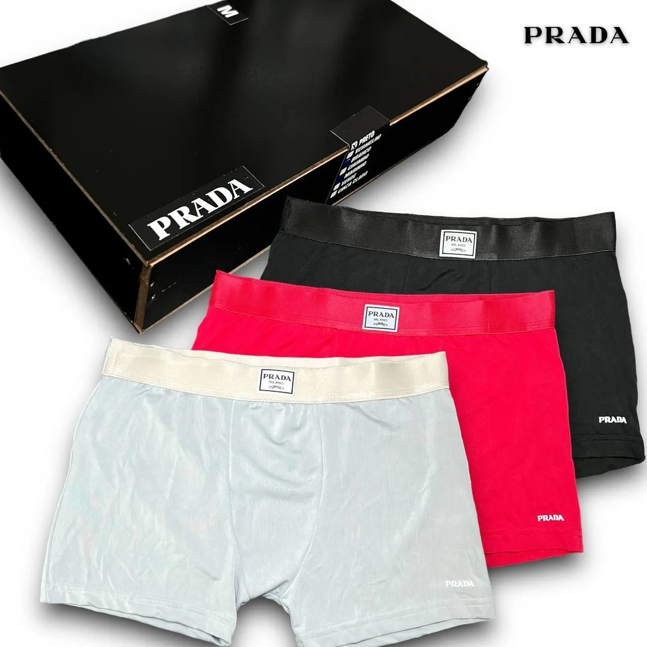 Kit Cueca Premium na Caixa de MADEIRA