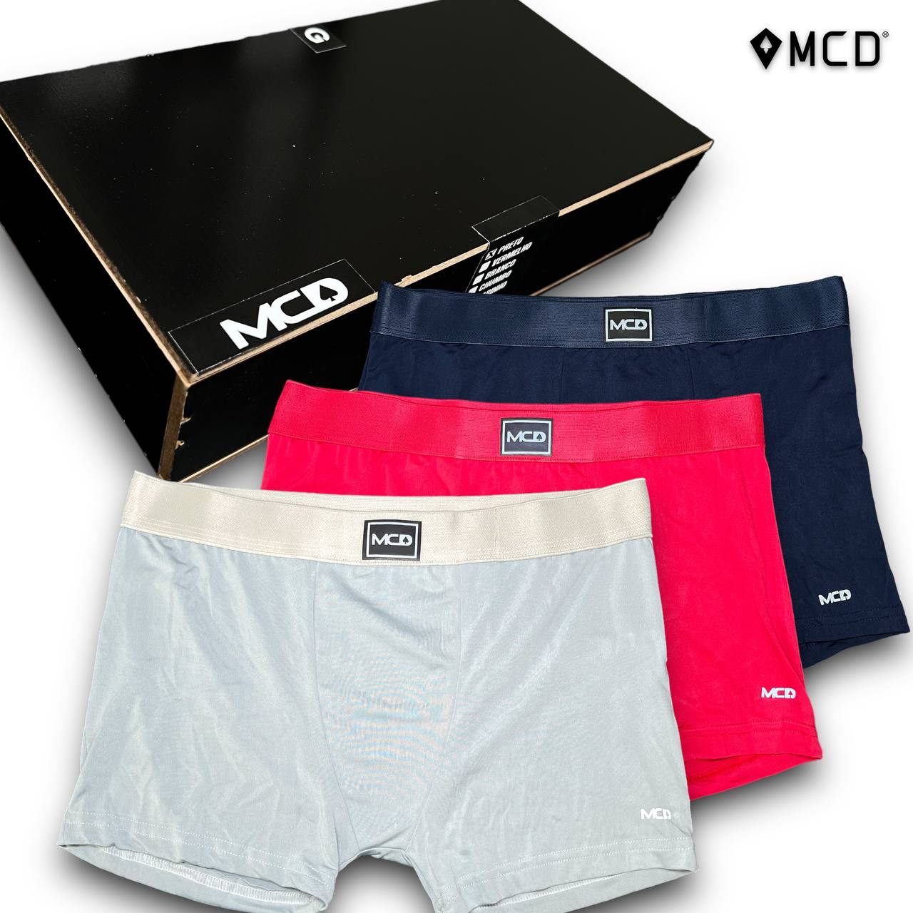 Kit Cueca Premium na Caixa de MADEIRA