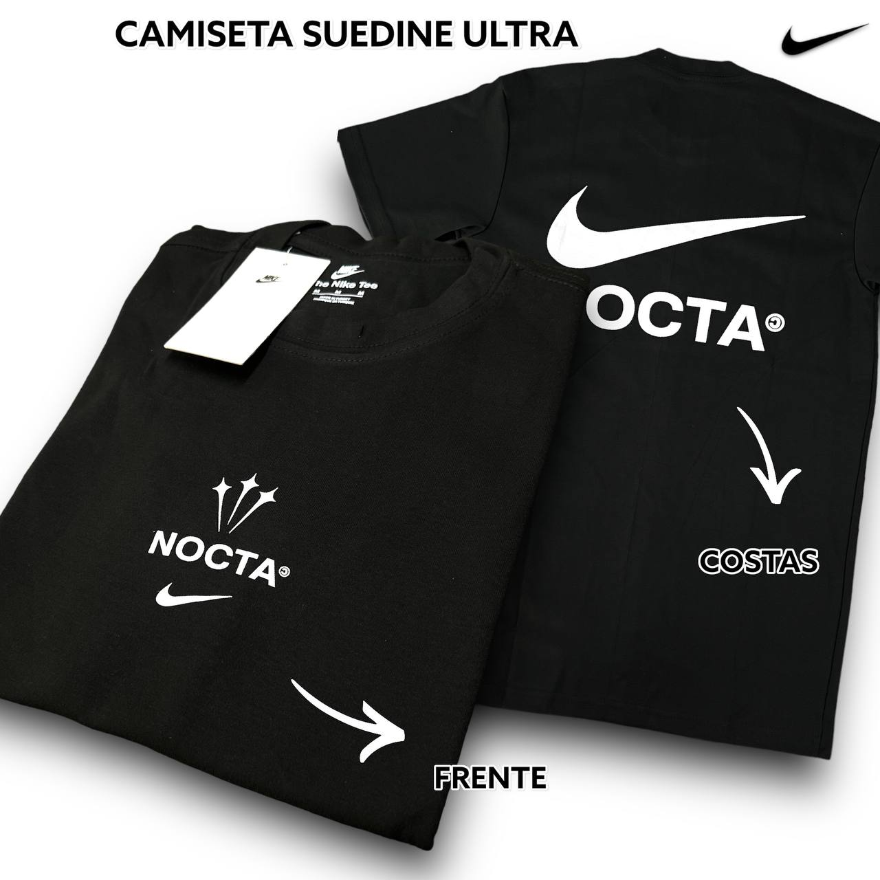 Camiseta Suedine 1:1 ULTRA - NIKE arte em DTF frente e costas