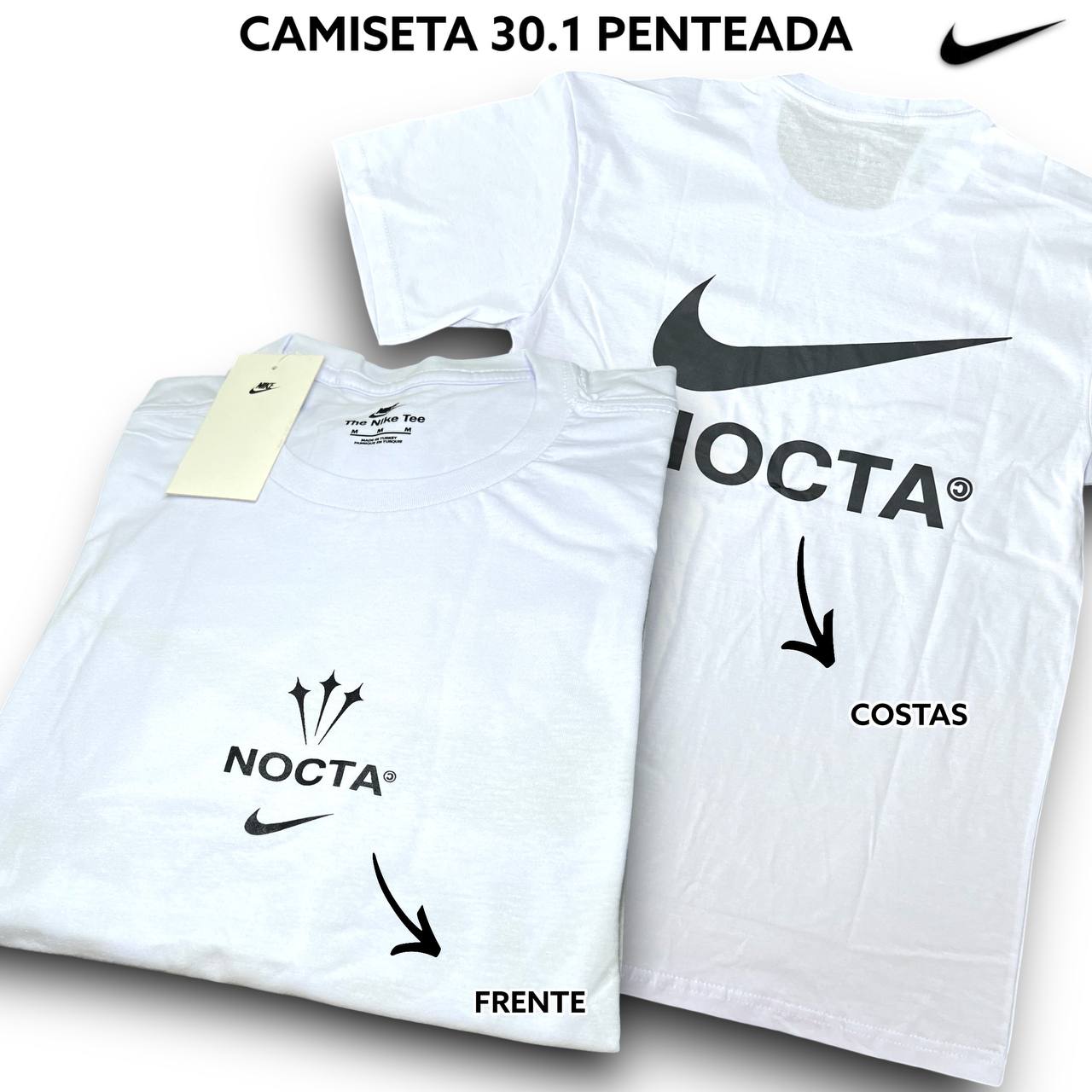 Camiseta 30.1 Penteada arte em DTF