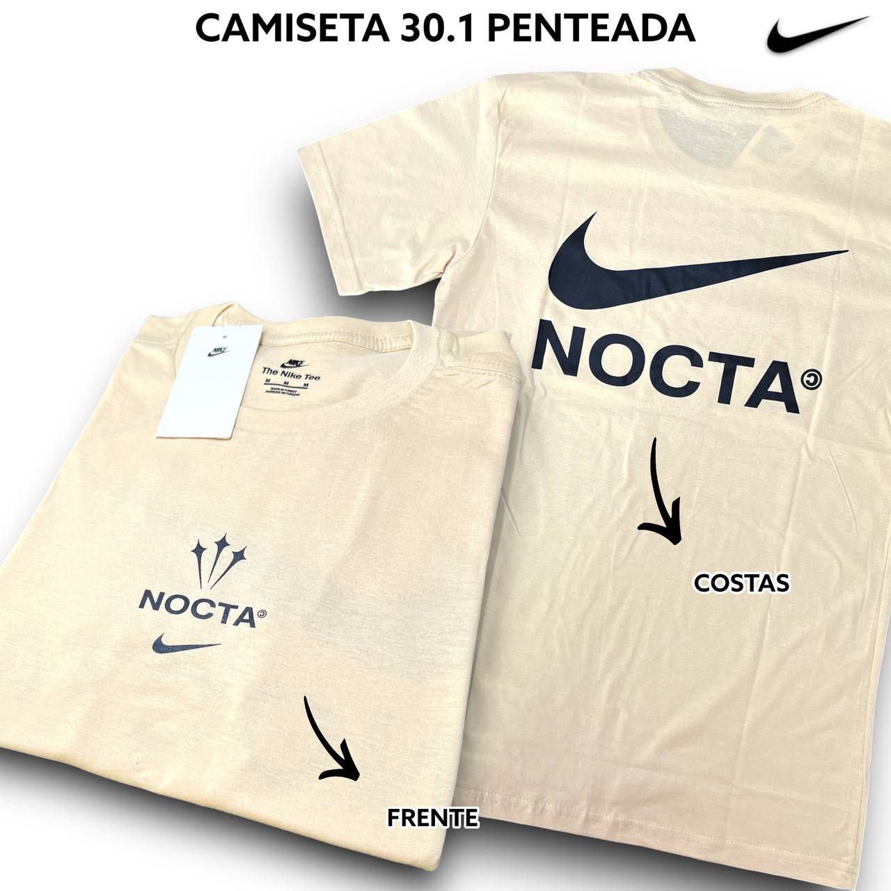 Camiseta 30.1 Penteada arte em DTF