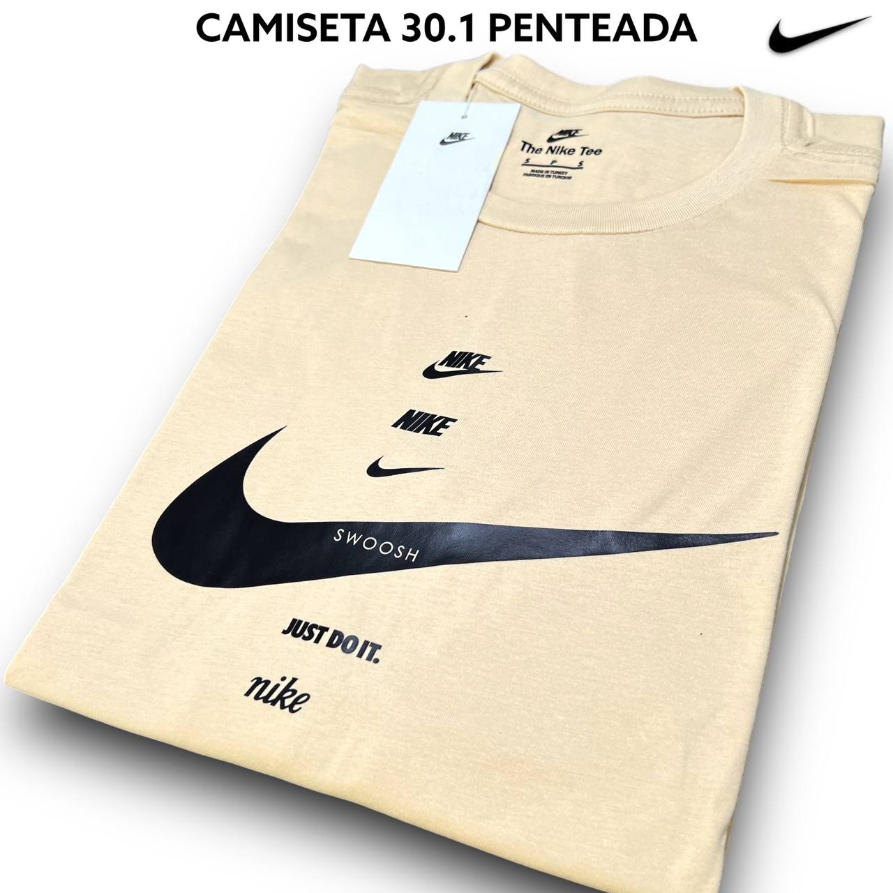 Camiseta 30.1 Penteada - NIKE arte em DTF