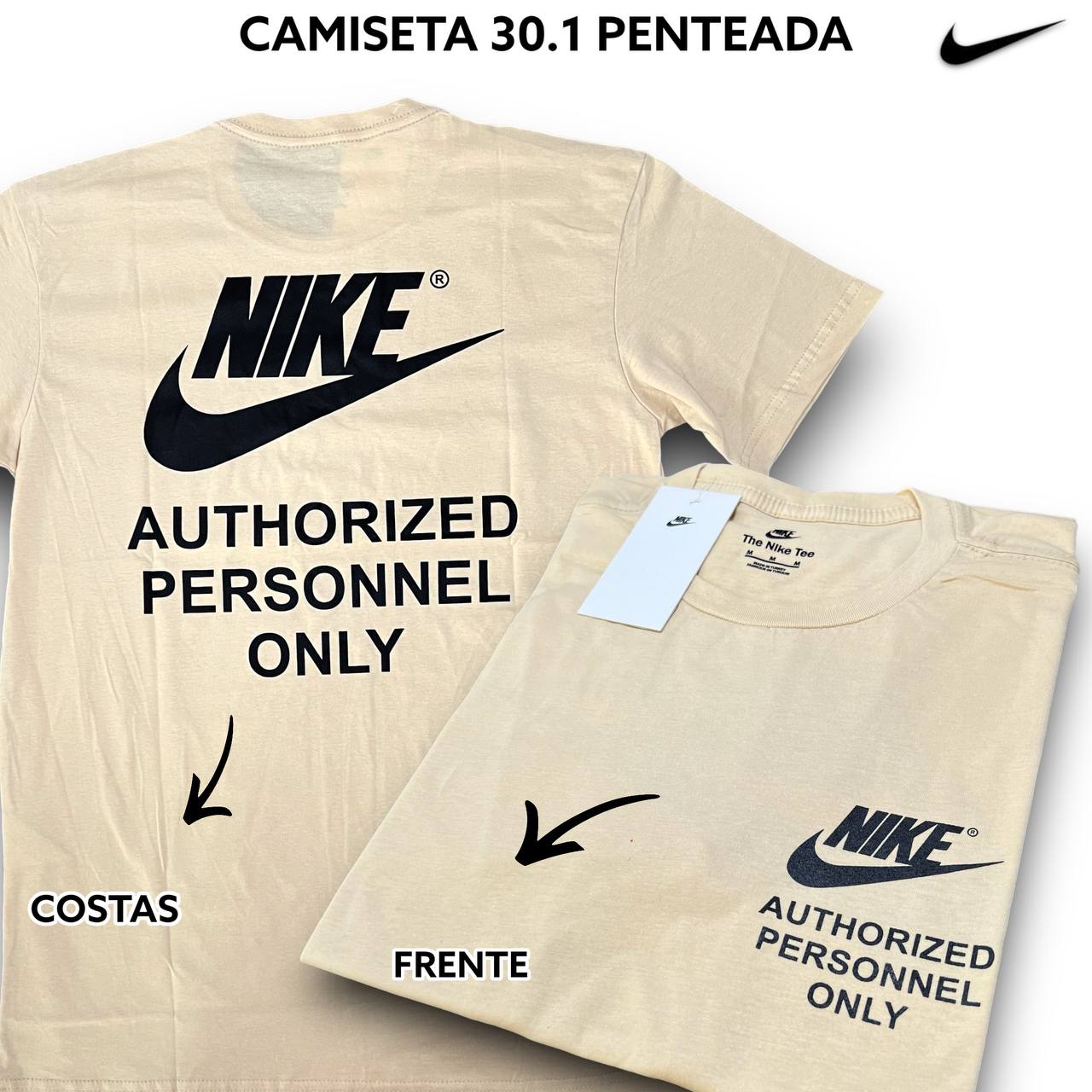 Camiseta 30.1 Penteada - NIKE arte em DTF