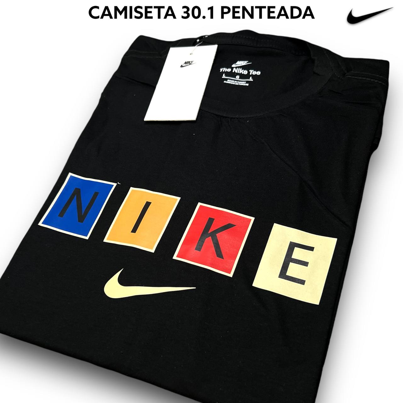 Camiseta 30.1 Penteada - NIKE arte em DTF