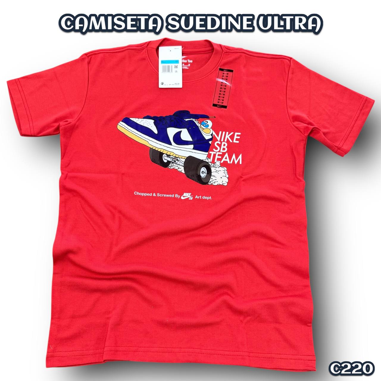 Camiseta Suedine ultra -(C220) ARTE EM DTF LT4A