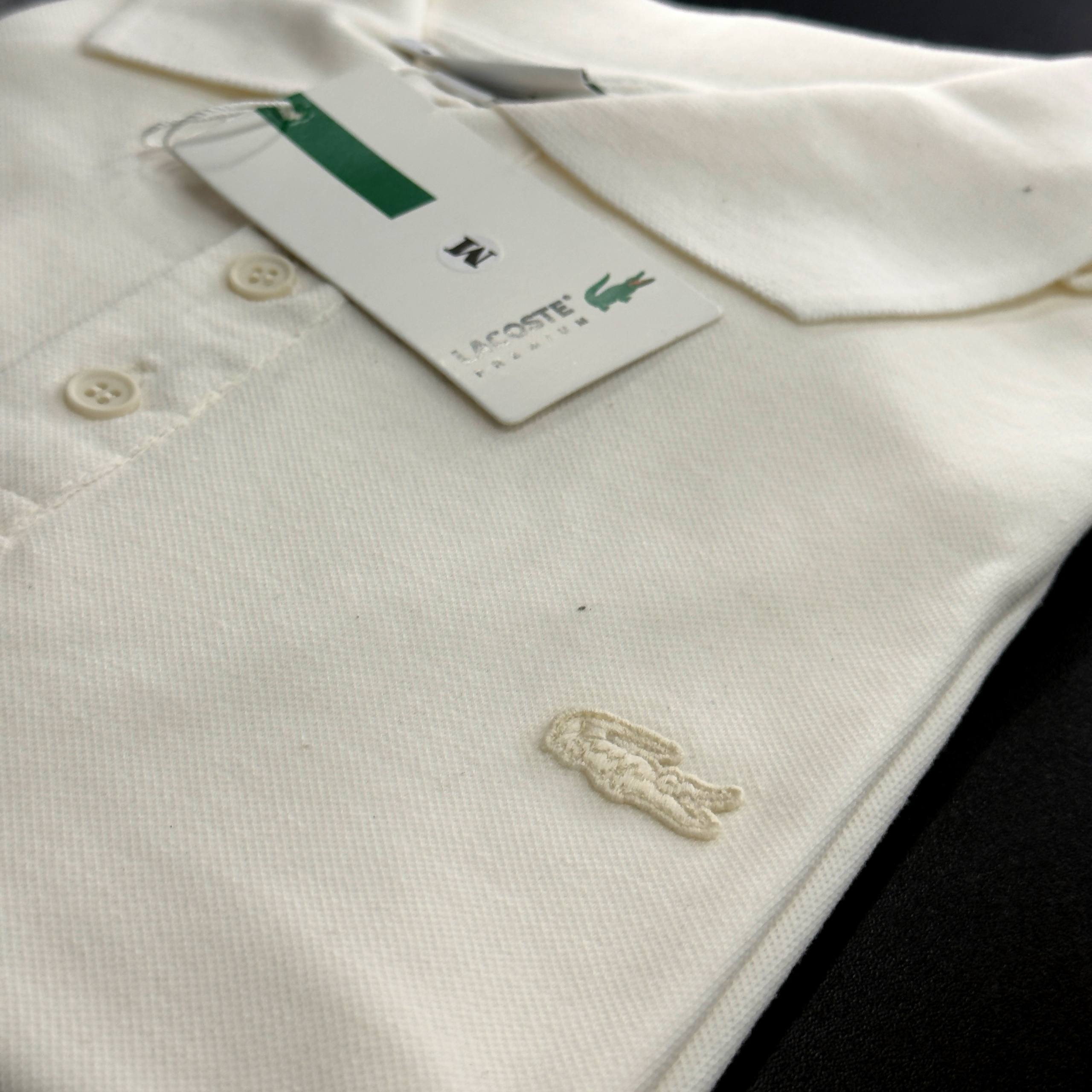 Camisa Polo Lacoste piquet dupla importada 