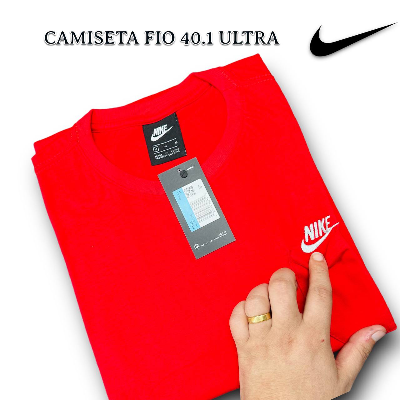 Camiseta 40.1 Ultra - NIKE arte em bordado com bolso