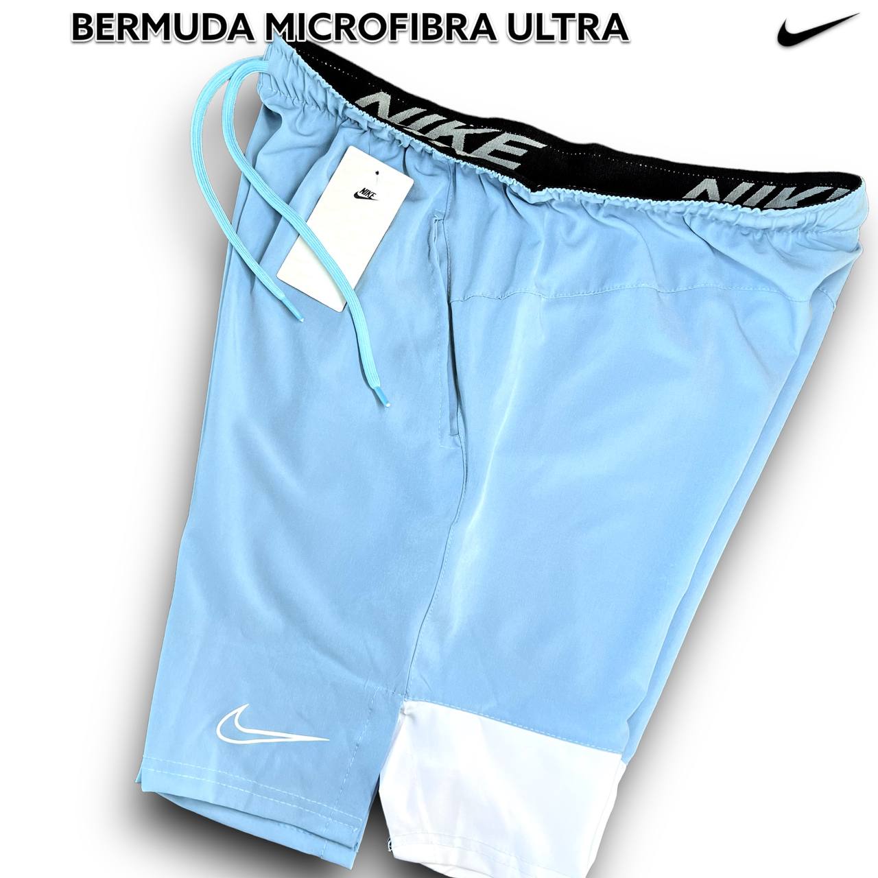 Bermuda Microfibra Ultra - NIKE elástico interno arte em silk