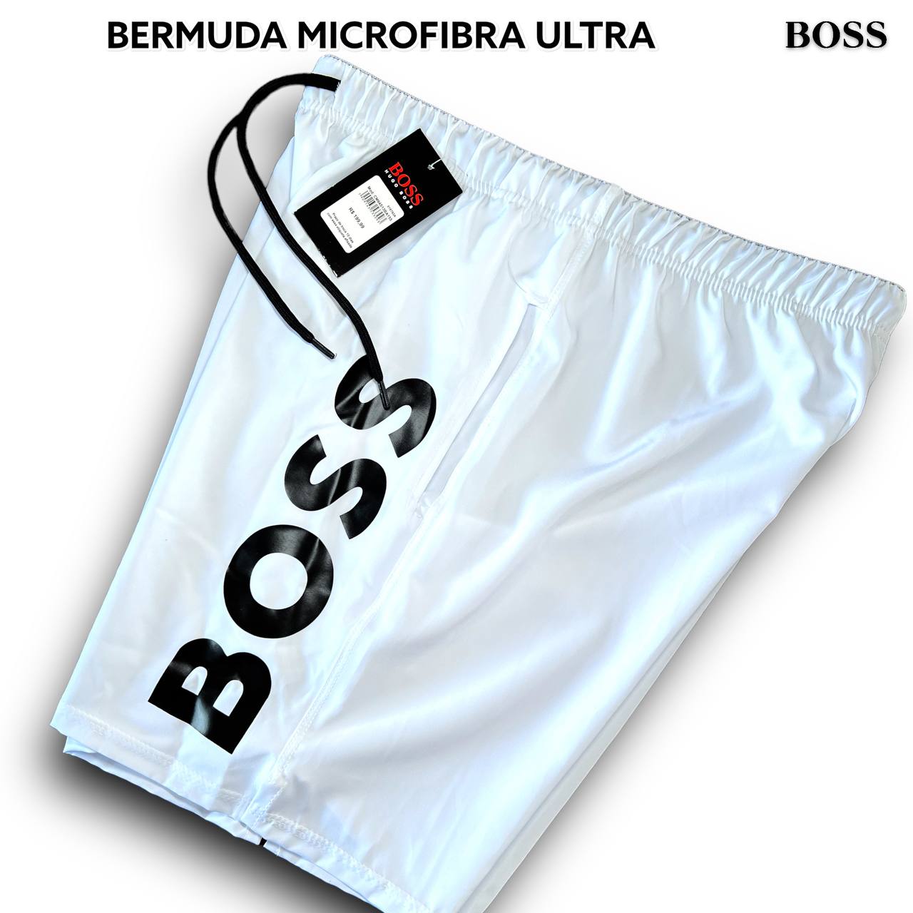 Bermuda Microfibra Ultra - HUGO BOSS arte em silk