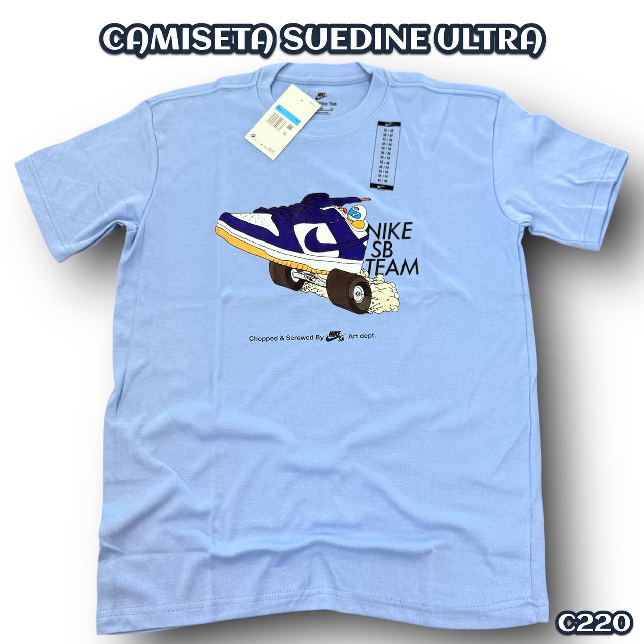 Camiseta Suedine ultra -(C220) ARTE EM DTF LT4A
