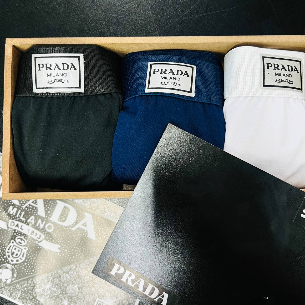 Kit Cueca Premium na caixa de MADEIRA (LT038)