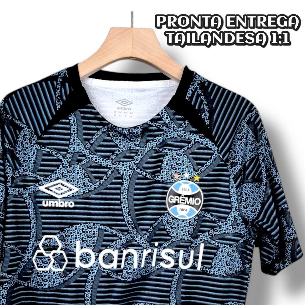 Camisa de Time Tailandesa 1:1 versão torcedor Grêmio LT30A (C661) PRONTA ENTREGA 