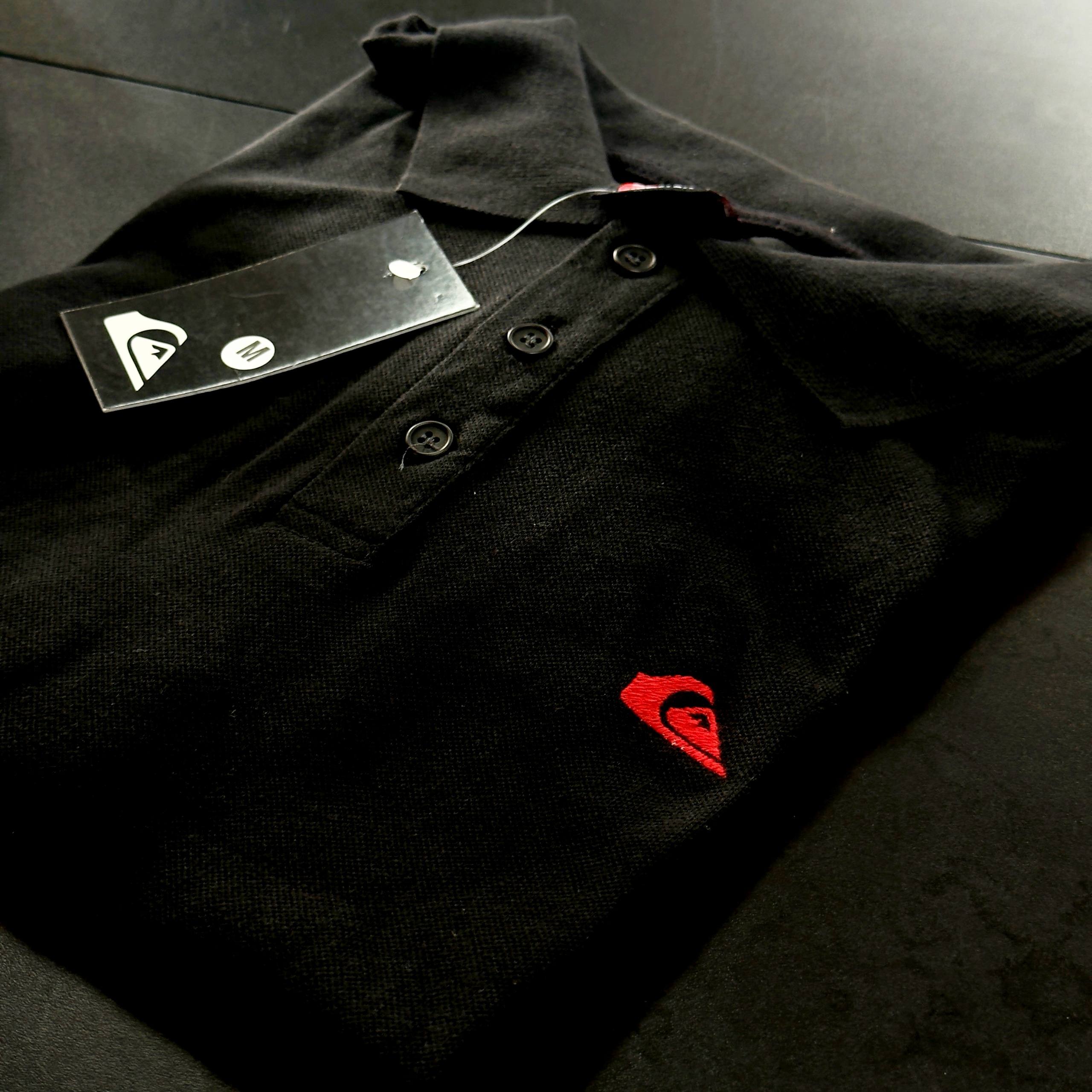 Camisa Polo Quiksilver piquet duplo importada