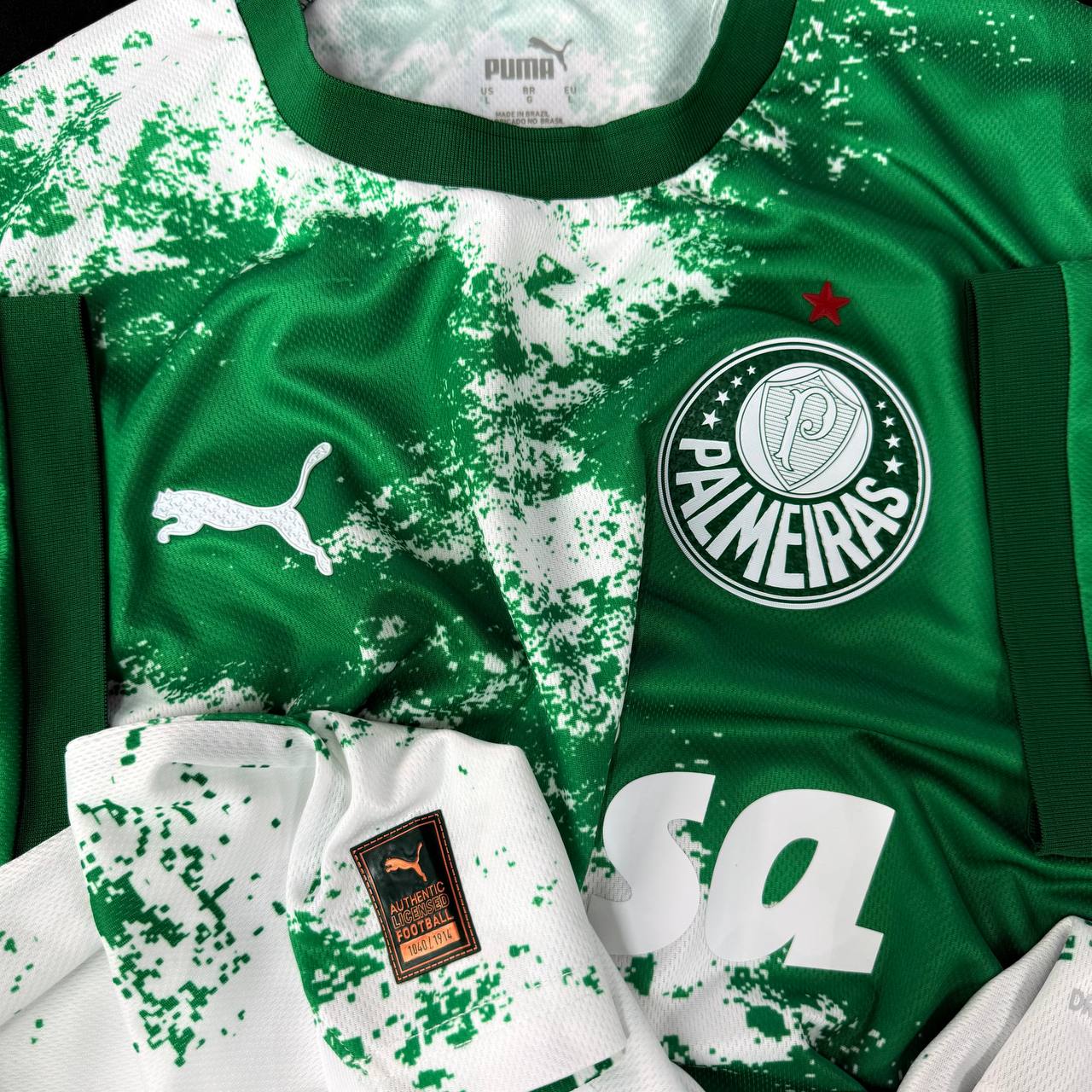CAMISA DE TIME TAILANDESA 1:1 TORCEDOR LT37A (C806) PALMEIRAS - PRONTA ENTREGA