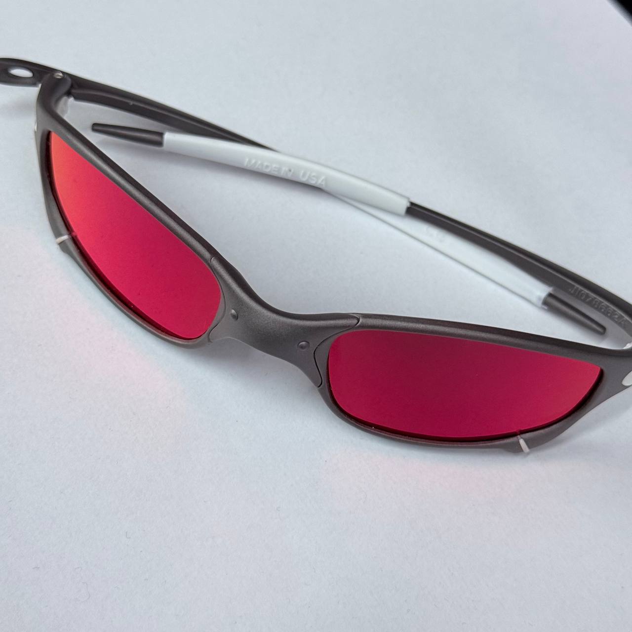 Oculos OAKLEY JULIET - RADAR (LT023) - ARMAÇÃO: WHITE - Kit Borracha: BRANCA - MODELO: RADAR