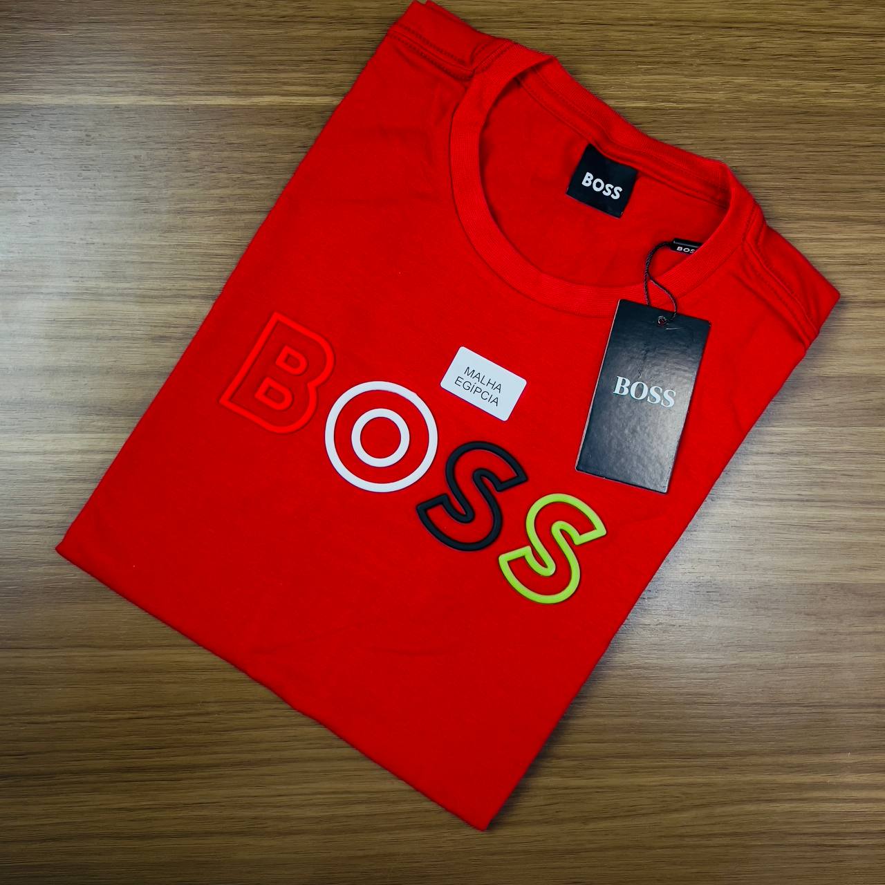 Camiseta Malha Egípcia Soft Boss - Estampa emborrachada LT010