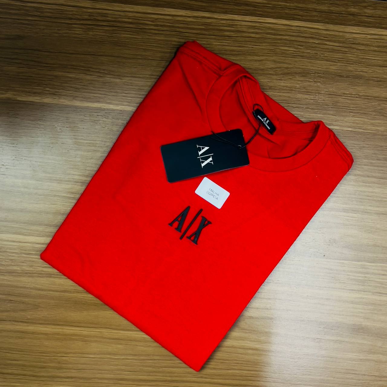 Camiseta Malha Egípcia Soft Armani - Termogel em alto relevo LT010