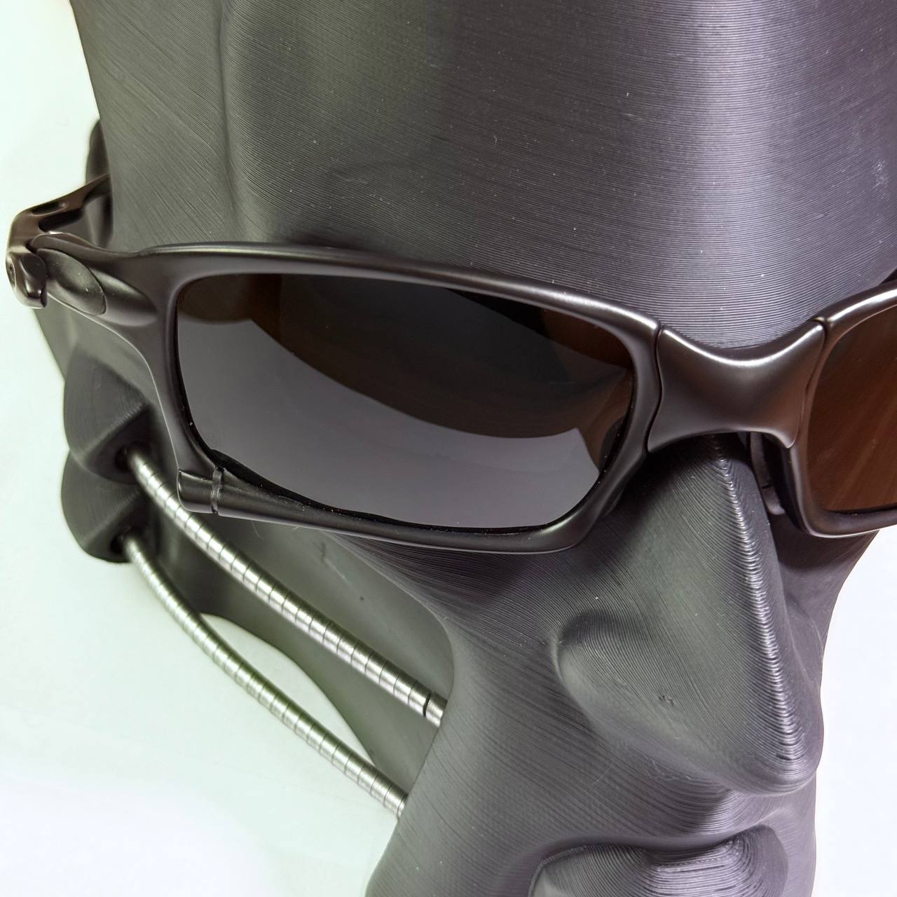 Óculos OAKLEY JULIET (LT024) - ARMAÇÃO: PLASMA - PRATA - Kit Borracha: PRETA - MODELO: JULIET