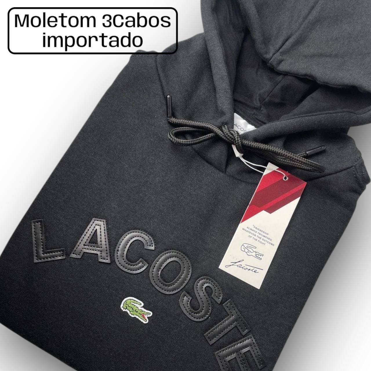 Blusa de Moletom 3 Cabos DIESEL BORDADO (LT014)