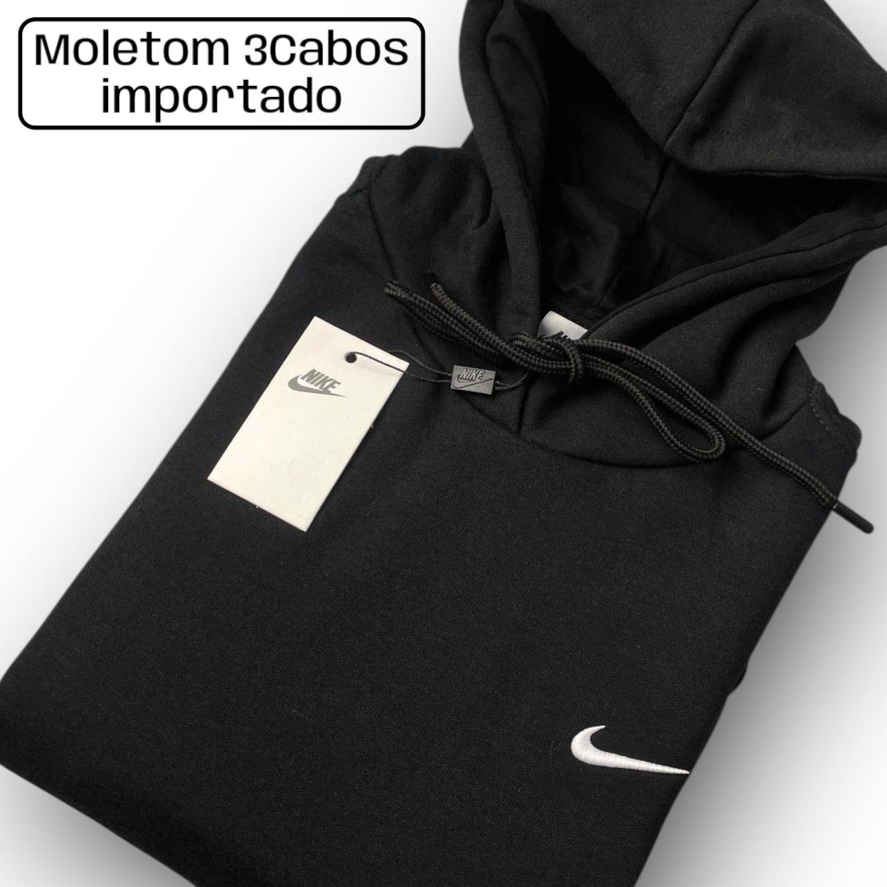 Blusa de Moletom 3 Cabos DIESEL BORDADO (LT014)