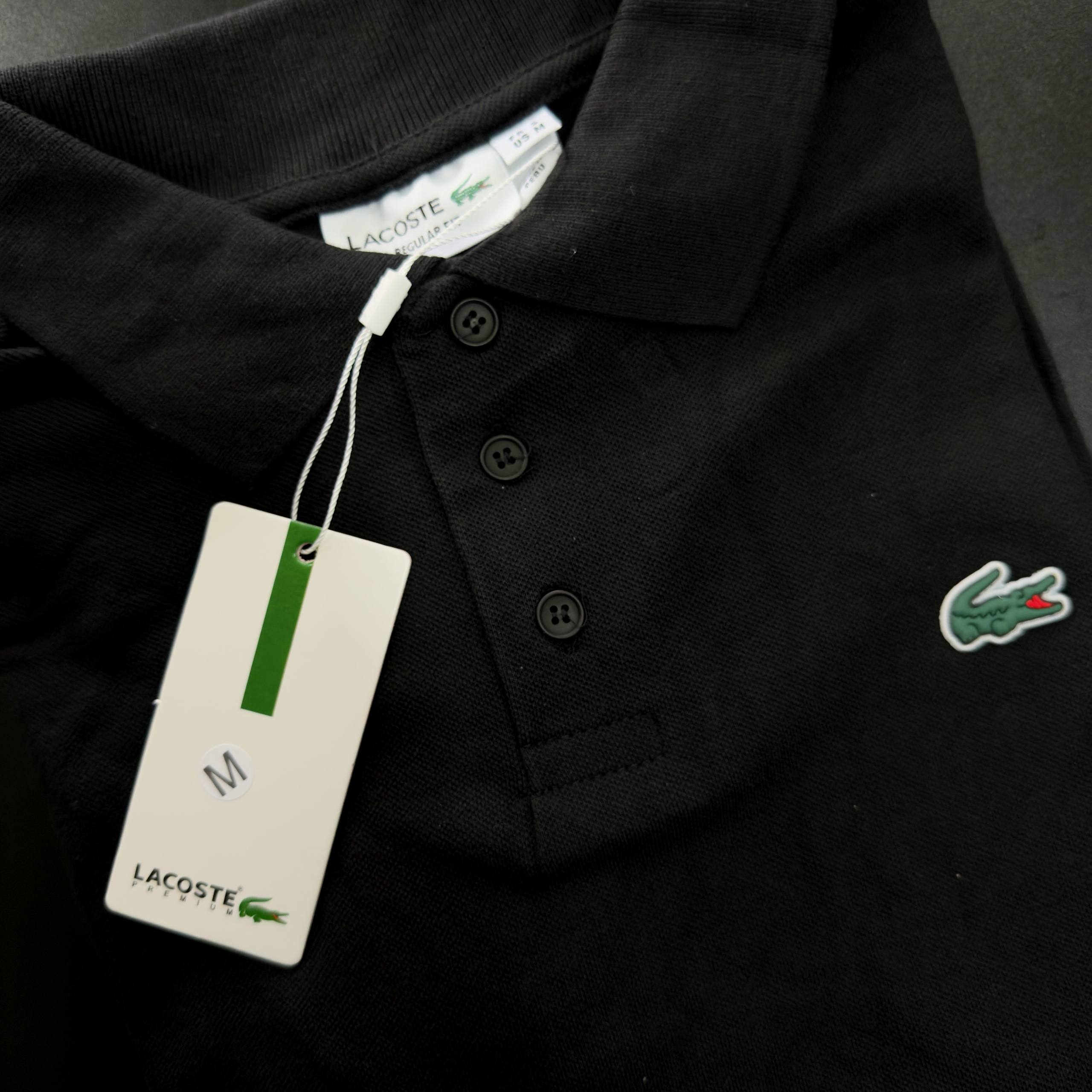 Camisa Polo Lacoste piquet dupla importada