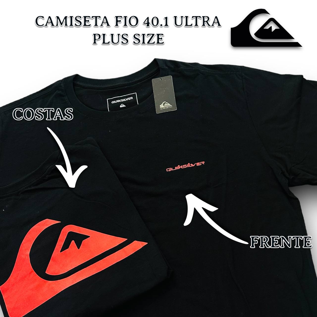 Camiseta PLUS SIZE 40.1 ultra QUIKSILVER 
