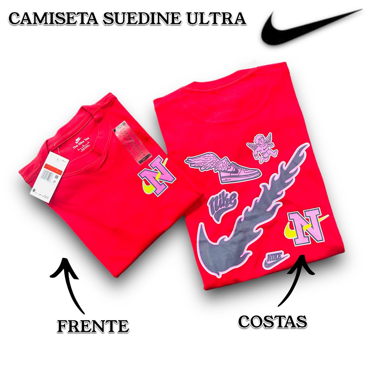 CAMISETA SUEDINE 1:1 ULTRA - NIKE  (ARTE EM DTF)  