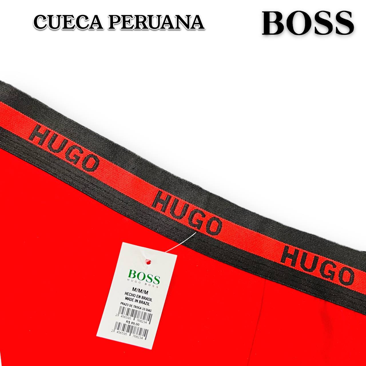 Cuecas Peruanas - HUGO BOSS/FAIXA VERMELHA