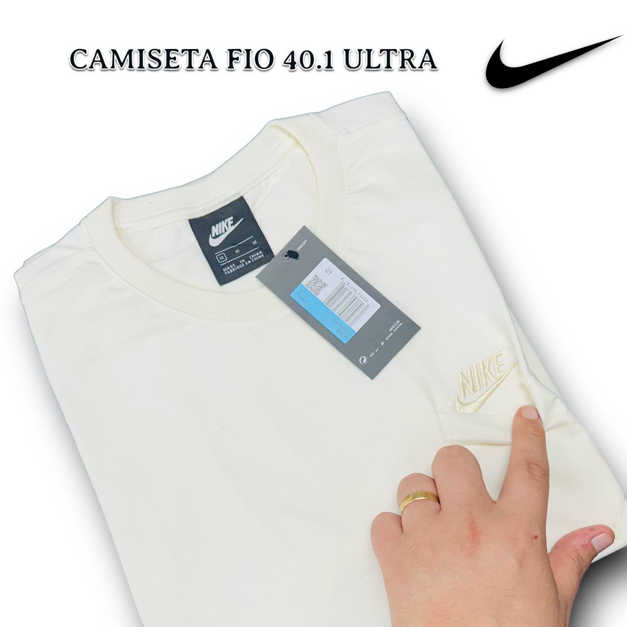 Camiseta 40.1 Ultra - NIKE arte em bordado com bolso