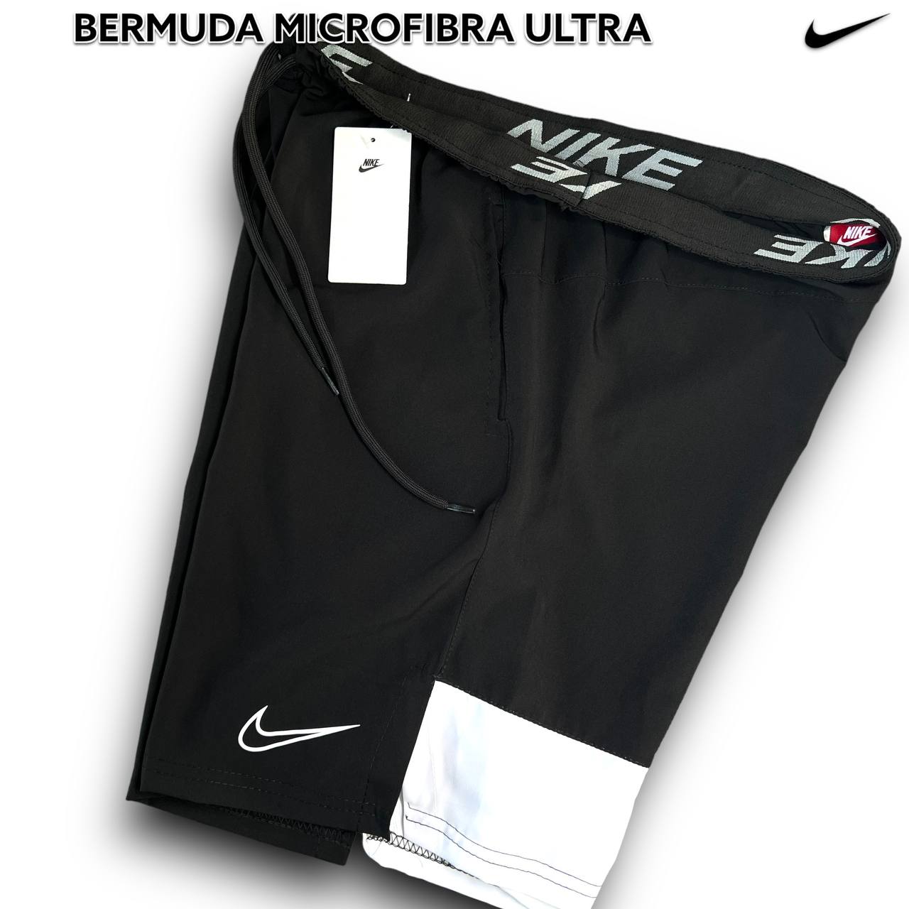 Bermuda Microfibra Ultra - NIKE elástico interno arte em silk