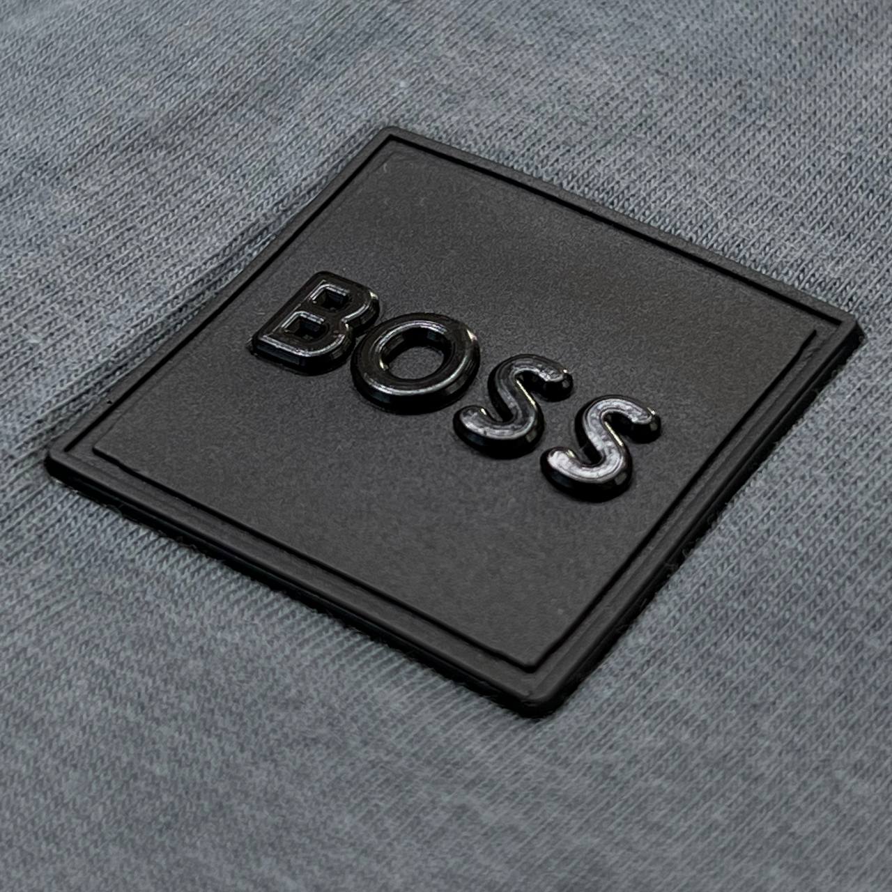 Camiseta GENUINA COTTON SOFT TURCO - HUGO BOSS arte em patch emborrachado