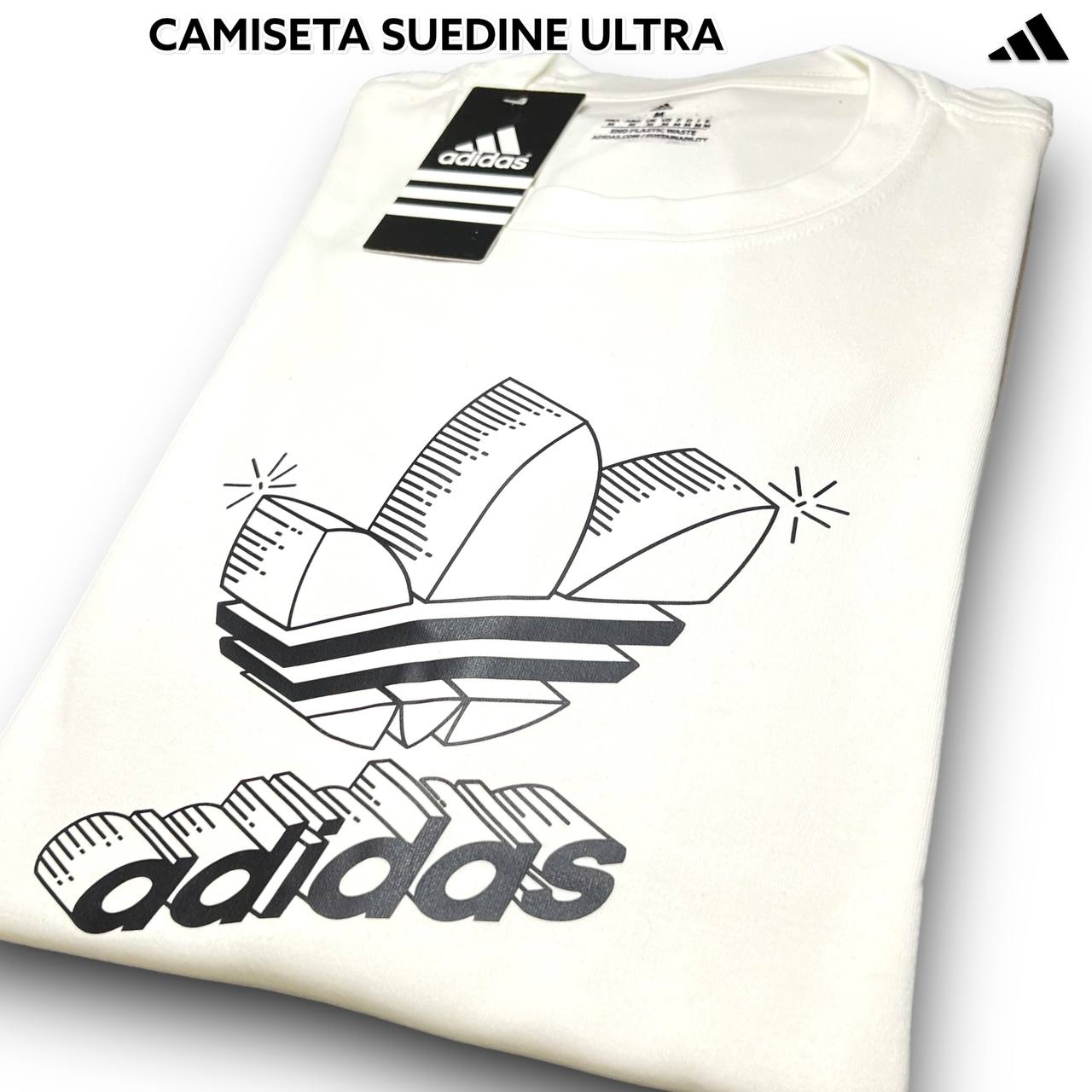 Camiseta Suedine 1:1 ULTRA - ADIDAS arte em DTF