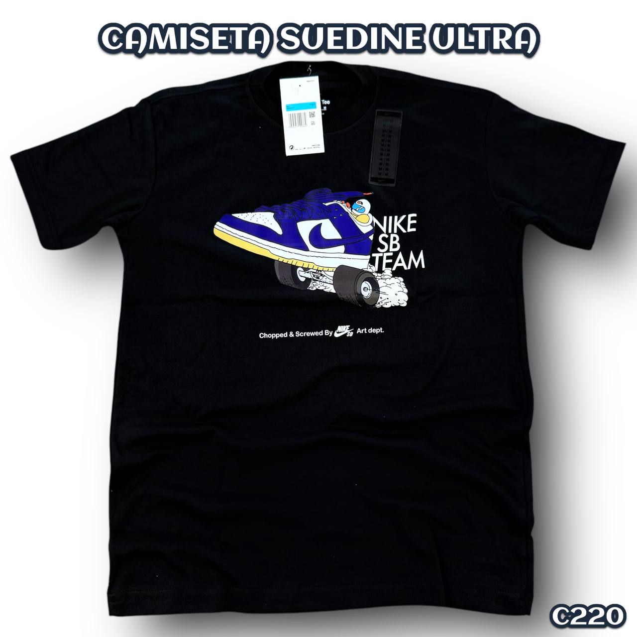 Camiseta Suedine ultra -(C220) ARTE EM DTF LT4A