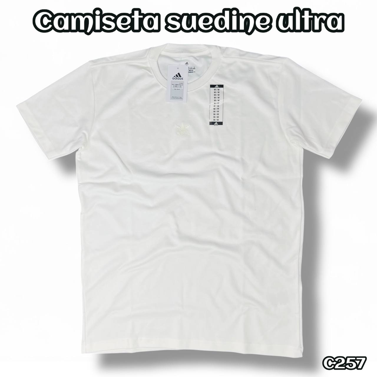 Camiseta Suedine ultra -(C257) ARTE BORDADA LT3A  