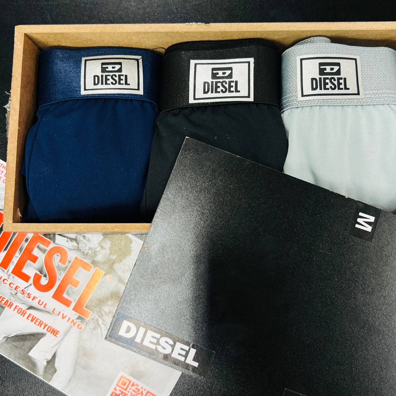 Kit Cueca Premium na caixa de MADEIRA (LT038)