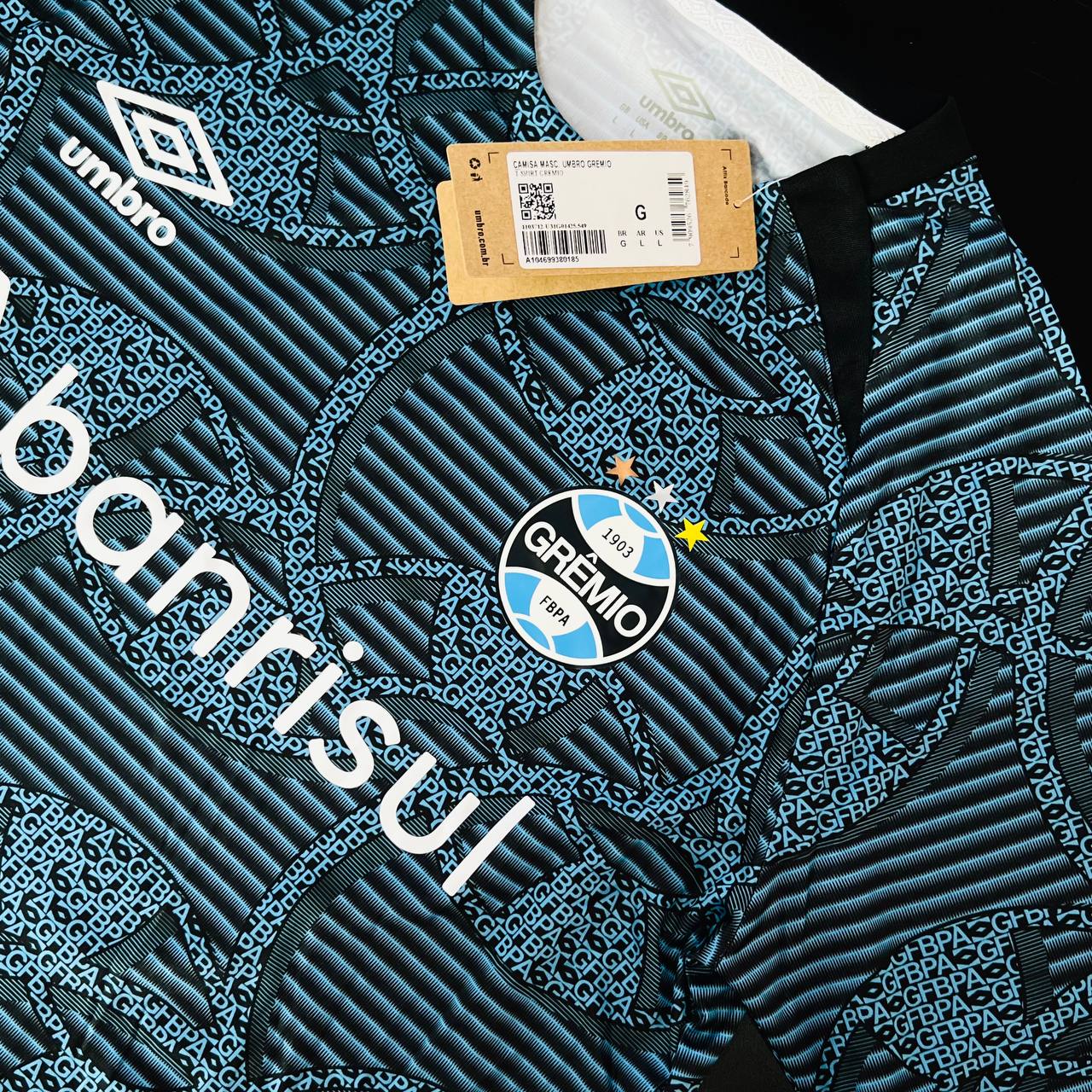 Camisa de Time Tailandesa 1:1 versão torcedor Grêmio LT30A (C661) PRONTA ENTREGA 