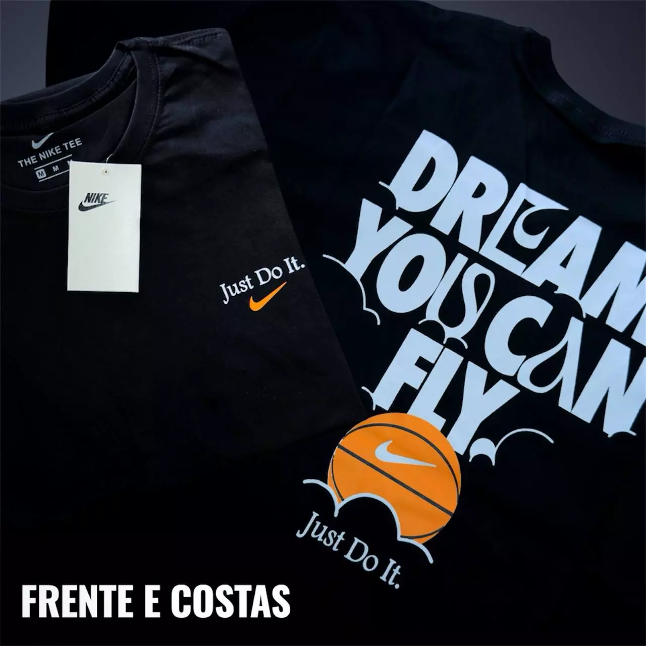 Camiseta  Nike 40.1 Ultra Premium penteada (frente e costas)