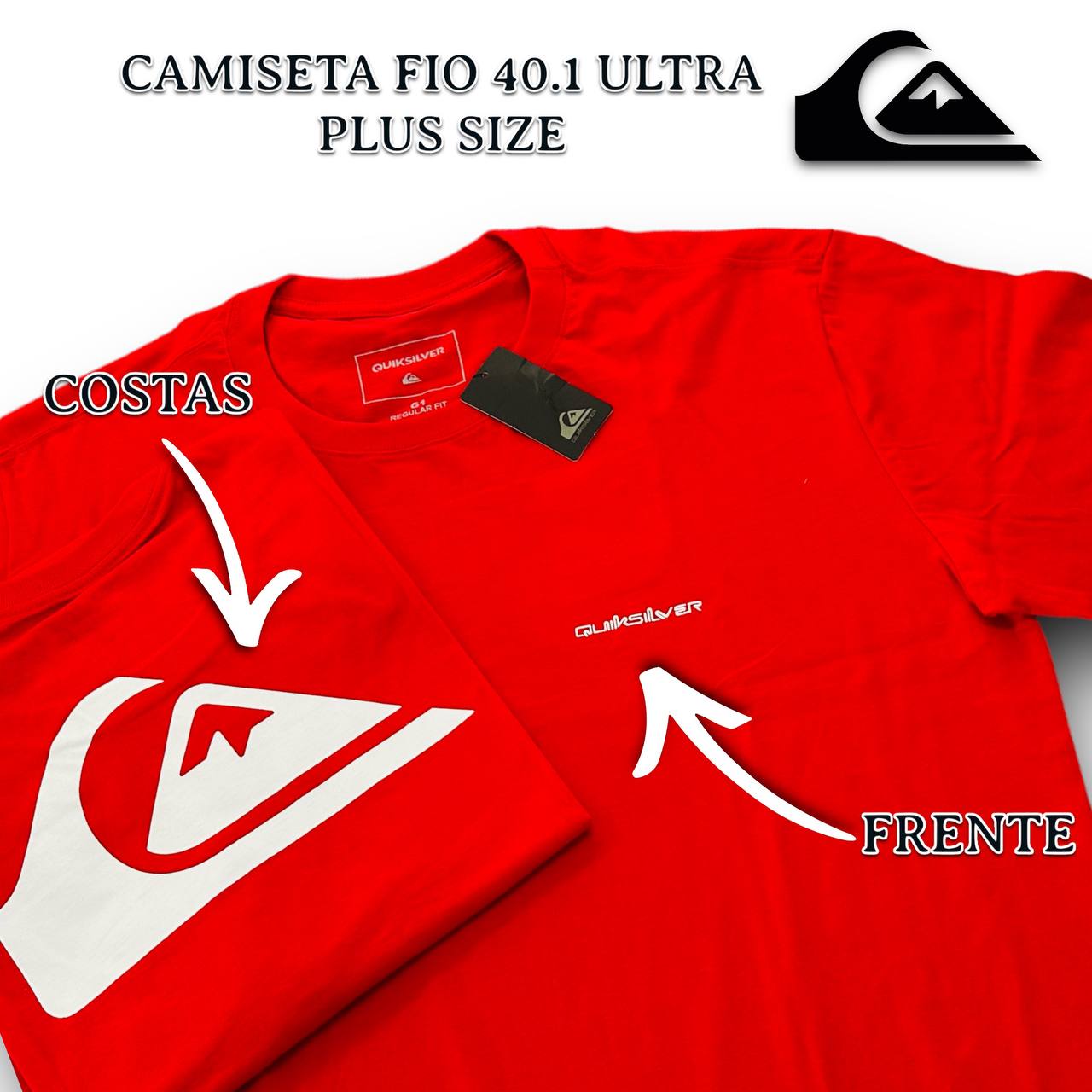 Camiseta PLUS SIZE 40.1 ultra QUIKSILVER 