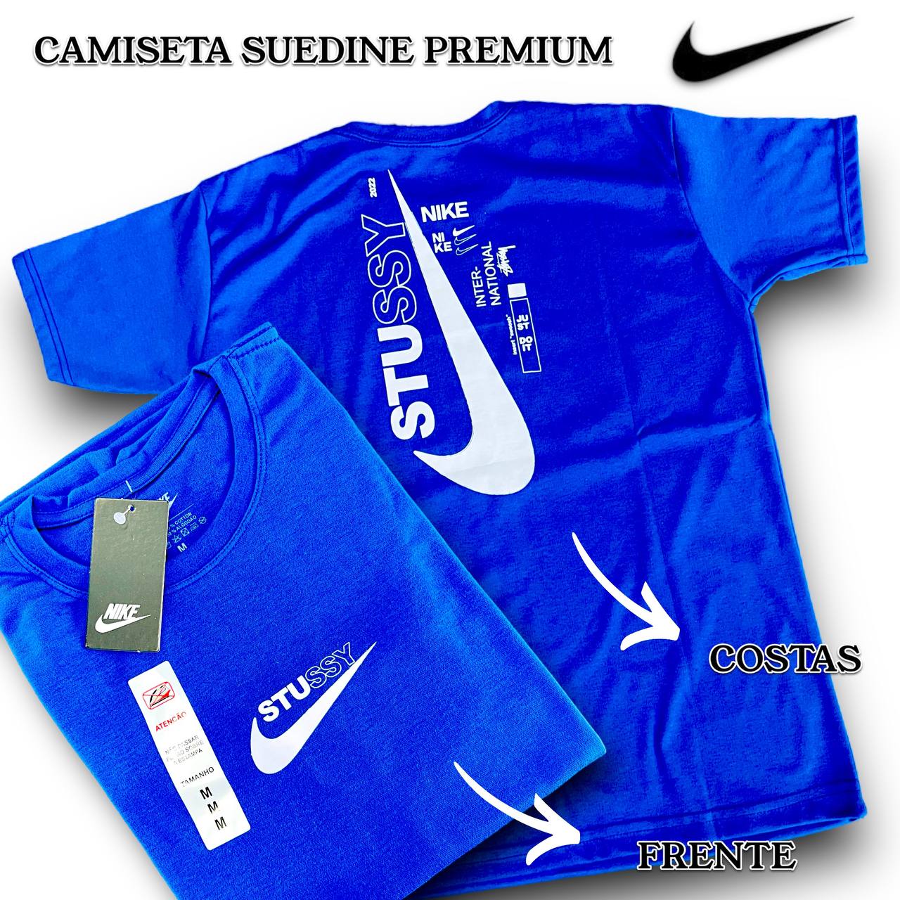 Camiseta Suedine Premium NIKE arte em Silk